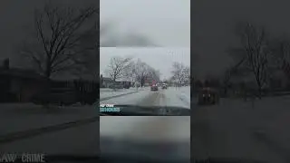 Slowest Police Chase Ever? Skid Steer Joyride Ends Badly #shorts