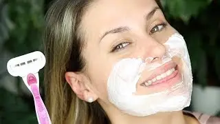 Ich rasiere mein Gesicht | Dermaplaning Haarentfernung | Vicky Lash