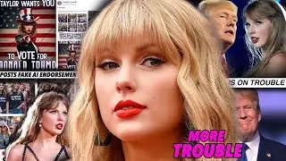 TAYLOR SWIFT CAUGHT IN POLITICAL STORM WITH TRUMP (Fake Endorsements, Fan Wars, and the Truth!)