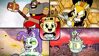 Cuphead - Inkwell Isle 3 All Bosses (Chalice, A+ Rank, No Damage)