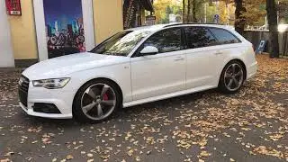 Audi a6 c7 avant white s-line Soft99 fussocoat Wax 12 months by Autoshine.wroclaw