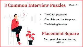 Logical Puzzles - 3 | Common Interview Puzzles - தமிழில் | Placement Preparation