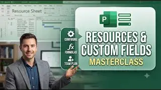 Resources and custom fields in Microsoft Project #msproject #projectmanagement