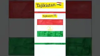 Tazkistan Flag Drawing #shorts #flags