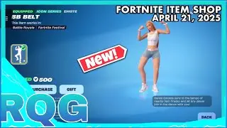 &ldquo;NEW&rdquo; ICE SPICE BB BELT EMOTE, UPDATE, & NEW BUNDLE! FORTNITE ITEM SHOP (April 21, 2025)