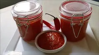 Harissa fait maison   طريقة عمل الهريسة الحارة فى المنزل