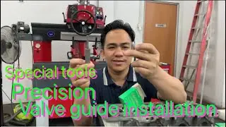 How to install #valve-guide precision works without damaging the guide#machineshop#Engine #machining