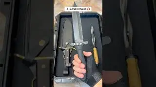 3 СМЕРТЕЛЬНЫХ фиксированных клинка, ЗАПРЕЩЕННЫХ по всему миру&hellip; 🤯 #загадочныеножи #ножи #распаковка
