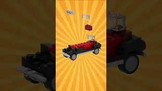 Lego Vintage Car Speed Build Animation #legospeedbuild