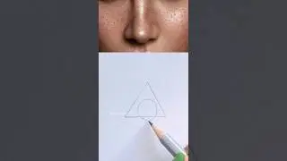 Drawing Easiest Nose 👃 😱 #shorts