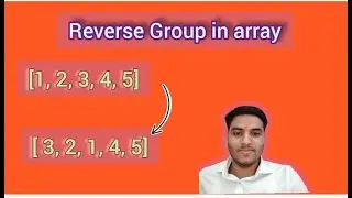 Reverse array in groups