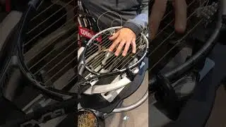 Stringing a Prince Black Team tennis racquet