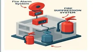 Fire Alarm & Suppression Systems |Design, Sizing & Real Calculations (FM-200, Sprinklers, CO₂, Foam)