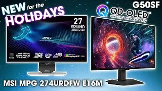 НОВЫЕ ПРАЗДНИЧНЫЕ МОНИТОРЫ MSI 274URDFW E16M / Samsung ODYSSEY QD OLED G50SF