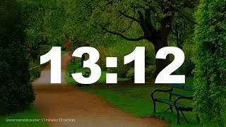 13 minutes 12 seconds [792 secs] clock timer countdown || Alarm Focus || Chill Music