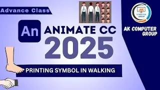 Adobe Animate CC Printing  Symbol  Full Course | Learn 2D Animation Step by Step