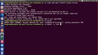 Beginners Mysql Databas| How to install MySql on Ubuntu or Linux