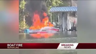 Rocky Branch fire put out boat on fire