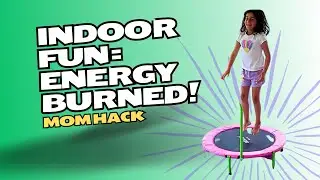 Best Way to Burn Energy Indoors 🏠 | Trampoline Setup + Kids&rsquo; Reactions