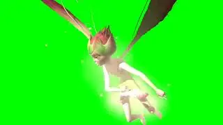 Pari flying green screen/Free download/fairy tales green screen/free download