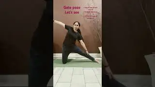 Gate pose kese kre # gate pise k fayde #prighasn#health #योगा #side belly fat yoga