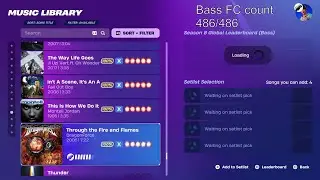 Fortnite Festival - Season 8 Bass FGFC (setlist scroll)