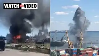 Ukrainian port of Odessa hit by explosions hours after grain deal