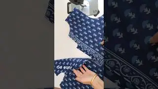 Invisible piping on placket an Easy way 😎