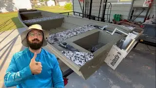 Tracker Grizzly 1436 2024 года, полностью сварной. Я его купил! (Сборка лодки по индивидуальному заказу от Jon Boat)