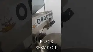 Black Sesame Oil Extraction | Pure Cold-Pressed / Black Til Oil | Live Process | Orgonik Oils