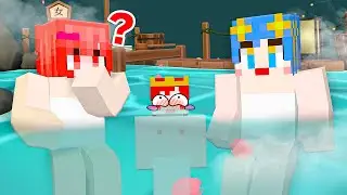 男女がお風呂に閉じ込められてしまった結果...！？【マイクラ / マインクラフト / Minecraft】