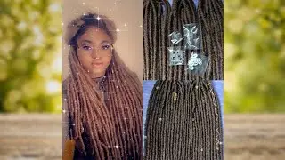 My first time trying TITI FULL LACE LOC WIG with some quick styles