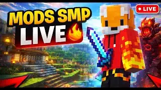 Mods + Survival 😱 | New SMP LIVE | Minecraft Hindi