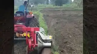 Ridge Plastering Machine | New Farming Technology | Agricultural Machinery | Bund making for paddy