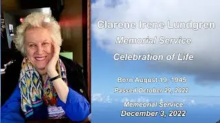Clarene I Lundgren Memorial Service December 3, 2022