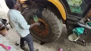 Jcb 3dex tektar mahindra service #automobile #jcbbaba #cute #musicgenre #trendingshorts #funny 