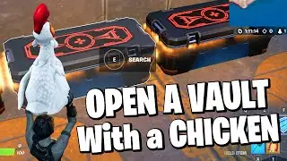 Open a Vault WHILE holding a Chicken LOCATIONS (Fortnite)