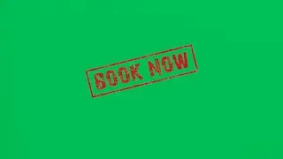Book Now Stamp Animation Label Green Screen | Global Kreators