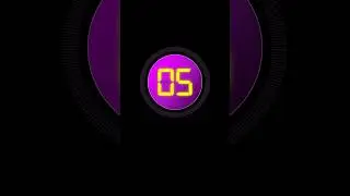 5 Second Countdown Timer with clock Ticking sound & Finish alarm beep #timer #clock #countdown