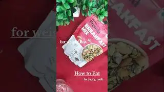 How to eat premia Breakfast mix | Helthy seeds and nuts breakfast for hairgrowth & weightloss#helthy