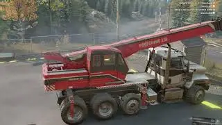 Deliver to the Lumber Mill (Island Lake) Snowrunner 4K