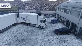 ETS2 1.45 THE SNOW SCANIA 1440P
