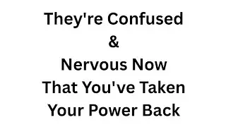 This Narcissist Is Losing Their Mind Becuz U Taken Ur Power Back 