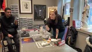Varnishing discussion and demo at The Academy of Realist Art Boston