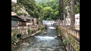 Потрясающий водопад в Новом Афоне,stunning waterfall in New Athos,
