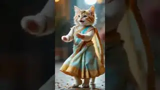 The cat is dancing 😻 #ai #ca#shorts