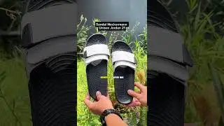 Sandal Neckermann Unisex Jordan 21, harga ga sampai 100rb dan bs COD, sendal legendaris, bahan kulit
