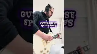 Extra Spooky Guitar Riffs! #guitar #halloween #gibson #lespaul #fypシ #ghostbusters #thriller #spooky