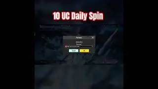 10 UC Daily Spin luck bgmi #bgmi #pubg #shorts #10ucluck #bgmishorts #crateopening