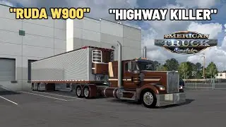 American Truck Simulator: Driving the Kenworth W900 (Barstow to Flagstaff)